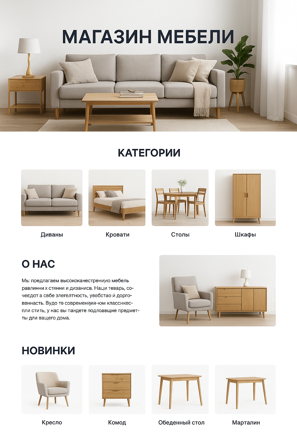 Мебельный магазин