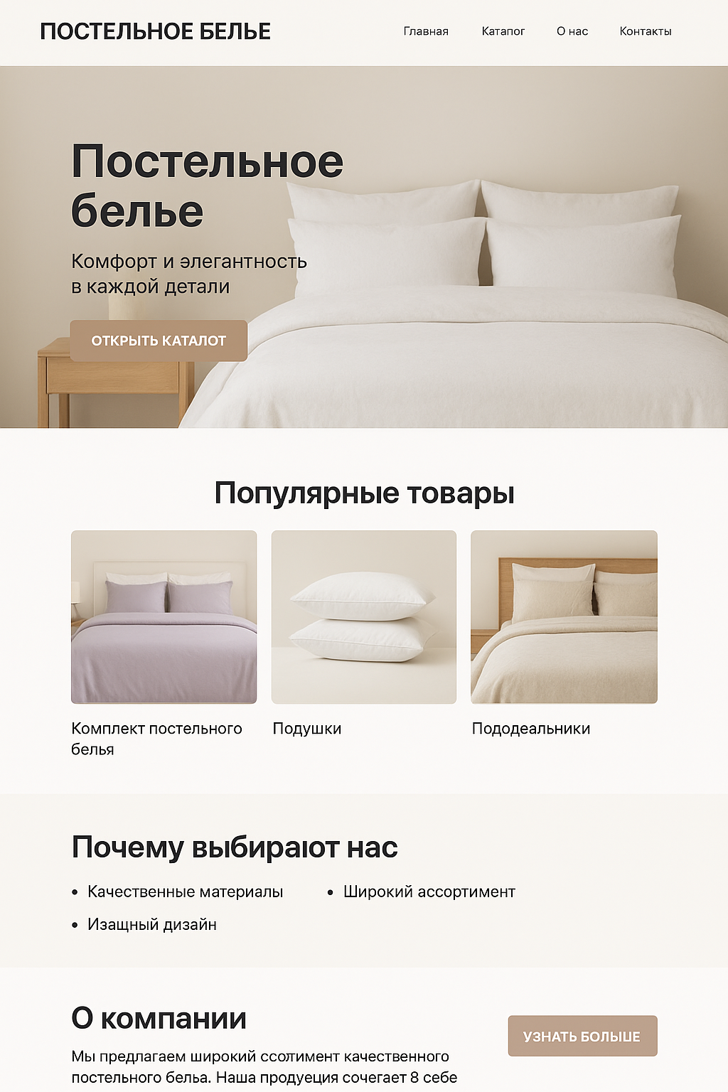 Магазин постельного белья